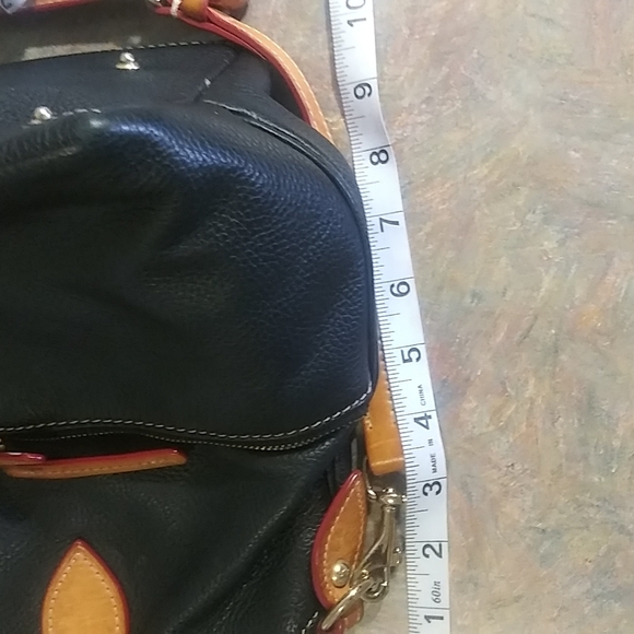 Dooney & Burke Dillen pebbled leather satchel - Picture 9 of 13